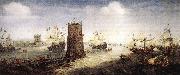 WIERINGEN, Cornelis Claesz van Capture of Damiate Sweden oil painting reproduction
